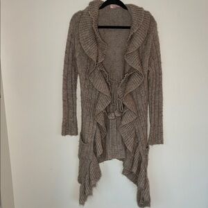 Vintage Y2K Paris Paris Asymmetrical Fairy Grunge Flowy Cardigan Sweater